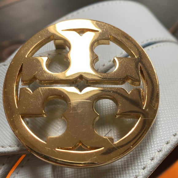 Tory Burch Light Blue and Gold Belt main image 5
